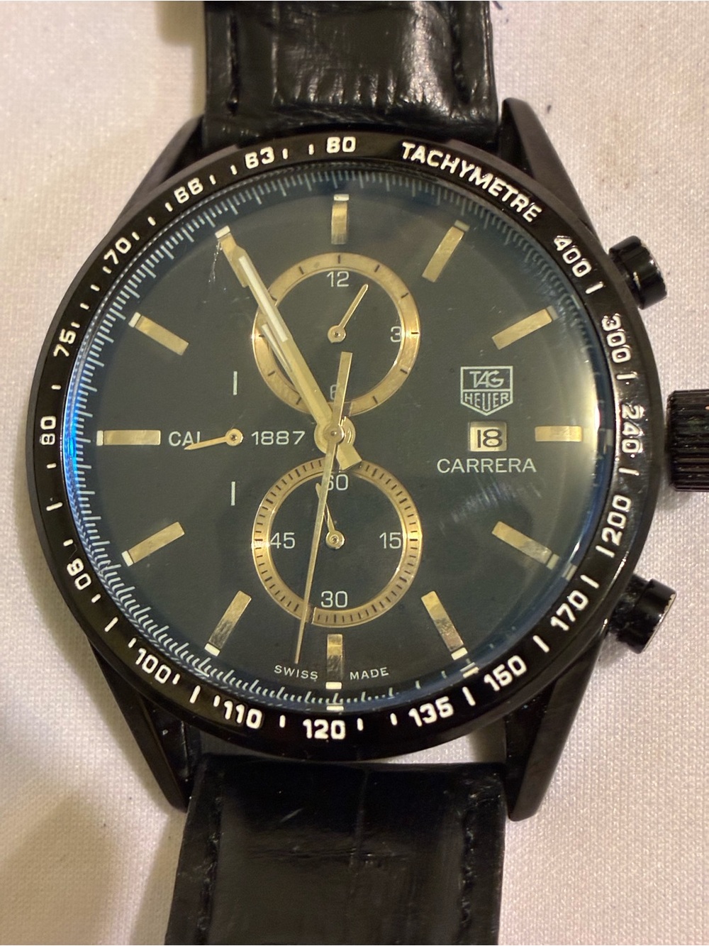 TAG HEUER CARRERA CALIBER 1887-as is